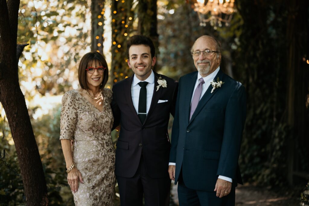 Intimate garden ceremony at McGill Rose Garden Charlotte NC photographed by Bekah Cabrejos Photography