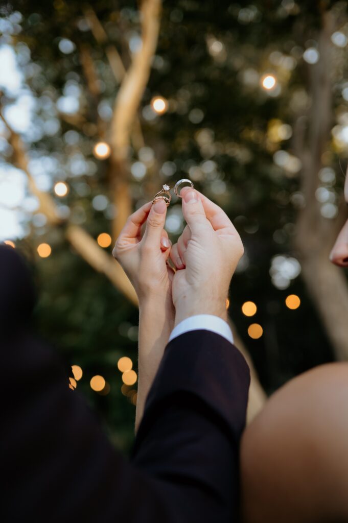 Intimate garden newlywed photos at McGill Rose Garden Charlotte NC photographed by Bekah Cabrejos Photography